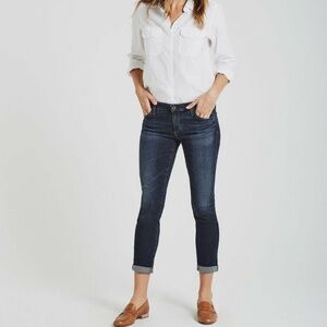 AG Adriano Goldschmied The Stilt Roll Up Cigarette Roll Up Jeans size 26